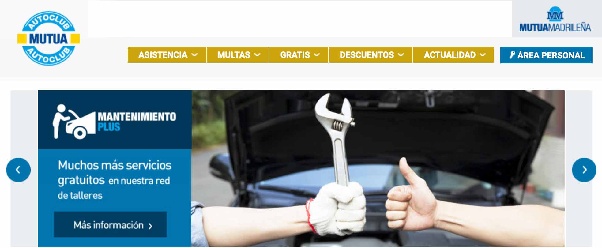 Portada web Mutua Madrileña